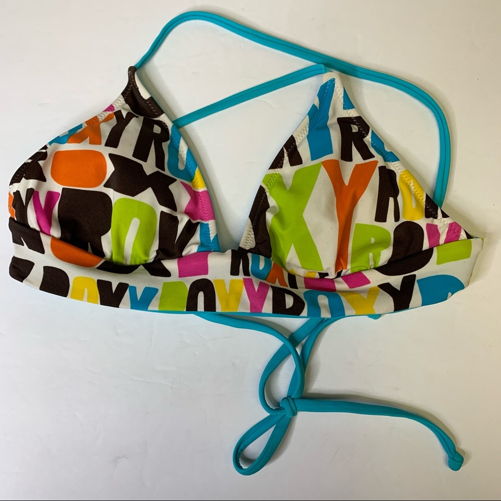 Roxy Logo Reversible Bikini Top - image 1